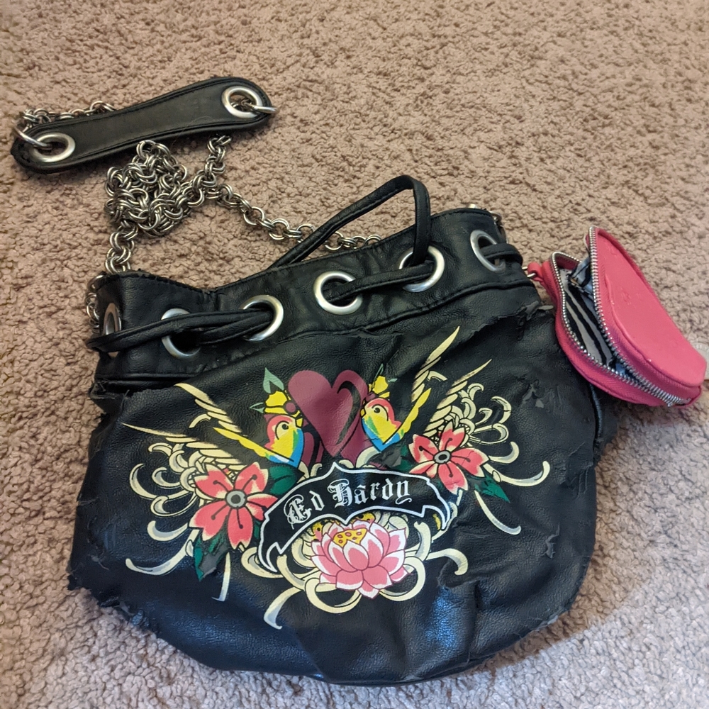 Ed Hardy crossbody bag small